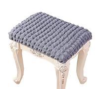 AQIGR 2/4 Pack Elastic Rectangle Bar Stool Covers Stretch Vanity Stool Cover Jacquard Chair Seat Slipcovers Counter Stool Cover Saddle Seat Covers Washable for Wooden Metal Bench