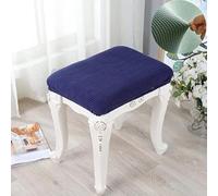 AQIGR 2/4 Pack Elastic Rectangle Bar Stool Covers Stretch Vanity Stool Cover Jacquard Chair Seat Slipcovers Counter Stool Cover Saddle Seat Covers Washable for Wooden Metal Bench
