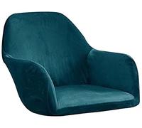 AQIGR Accent Slipcovers Mid-Century Chair Covers Stretch Dining Room Chair Protector Cover Velvet with Armrest Chair Cover Lounge for Kitchen, Dining, Living Room Side Chairs (Color : #8, Size : 1pc)