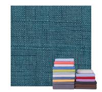 AQIGR Garden Chair Seat Cushion Covers 3/5/8/10/15/20cm Thick Linen Fabric Chair Replacement Cushion Cover with Zipper Non Slip for Square Kitchen Dining Sofa Cushion(Blue,60x60x3cm thick)