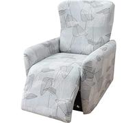 AQIGR Recliner Stretch Slipcovers 4-Pieces,Printed Sofa Cover 4-Piece Lazy Boy Chair Covers 1Seat Slipcover Furniture Protector Leather Recliner Chair Cover for Rocking Recliner (Color : #8)