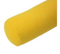 AQIGR Round Cervical Roll Bolster Pillow with Removable & Washable Pillow Cover, Bolster Pillow Filled with Soft, Round Bolster Pillowcase Cover(Yellow,15x60cm)