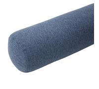AQIGR Round Cervical Roll Bolster Pillow with Removable & Washable Pillow Cover, Bolster Pillow Filled with Soft, Round Bolster Pillowcase Cover(Blue,15x60cm)