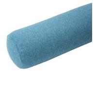 AQIGR Round Cervical Roll Bolster Pillow with Removable & Washable Pillow Cover, Bolster Pillow Filled with Soft, Round Bolster Pillowcase Cover(Peacock Blue,15x45cm)