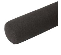 AQIGR Round Cervical Roll Bolster Pillow with Removable & Washable Pillow Cover, Bolster Pillow Filled with Soft, Round Bolster Pillowcase Cover(Black,20x80cm)