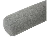 AQIGR Round Cervical Roll Bolster Pillow with Removable & Washable Pillow Cover, Bolster Pillow Filled with Soft, Round Bolster Pillowcase Cover(Grey,10x40cm)