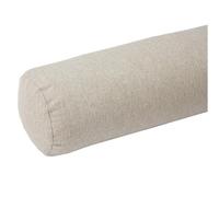 AQIGR Round Cervical Roll Bolster Pillow with Removable & Washable Pillow Cover, Bolster Pillow Filled with Soft, Round Bolster Pillowcase Cover(Beige,20x80cm)