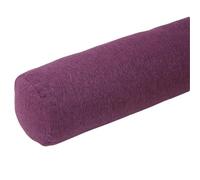 AQIGR Round Cervical Roll Bolster with Removable & Washable Pillow Cover, Filled with Soft, Round Bolstercase Cover (Violet, 15x45cm)