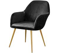 AQIGR Set of 1/2/4/6 Velvet Dining Chair Covers Slipcovers with Wingback Arms, Stretch Office Chair Slipcovers Moderne Curved Dining Chair Protector Covers, for Bar Party Armchair