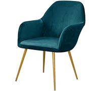 AQIGR Set of 1/2/4/6 Velvet Dining Chair Covers Slipcovers with Wingback Arms, Stretch Office Chair Slipcovers Moderne Curved Dining Chair Protector Covers, for Bar Party Armchair