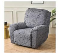 AQIGR Stretch Recliner Slipcovers 4-Pieces Lazy boy Recliner Covers Recliner Couch Covers Recliner Chair Cover Non Slip Reclining Slipcovers with Storage Pockets Furniture Protector for Living Room