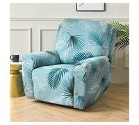 AQIGR Stretch Recliner Slipcovers 4-Pieces Lazy boy Recliner Covers Recliner Couch Covers Recliner Chair Cover Non Slip Reclining Slipcovers with Storage Pockets Furniture Protector for Living Room