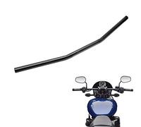 AQIMY 1" Motorcycle Handlebar 25mm Black Drag Straight Bar Cafe Racer for Honda Kawasaki Yamaha Suzuki Harley Chopper Bobber