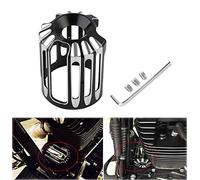 AQIMY Black CNC Aluminum Oil Filter Cover Cap Trim For Harley-Davidson Twin Cam Models Touring Glide Softail Dyna