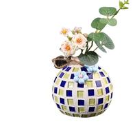 AQIOERH Mosaic Making Mosaic Vase Material Kit Activities DIY Mosaic Crafts Making Living Room Decor Flower Arrangement Vases(3)