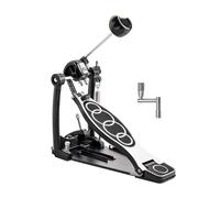 AQJUNONG Bass Drum Pedal, Double Chain Drive, Kick Drum Pedal with Adjustable Beater and Drum Key (AQ-BDP-YQ)