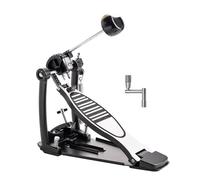 AQJUNONG Bass Drum Pedal, Double Chain Drive, Kick Drum Pedal with Adjustable Beater and Drum Key (AQ-BDP-HT)