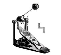 AQJUNONG Bass Drum Pedal, Double Chain Drive, Kick Drum Pedal with Adjustable Beater and Drum Key (AQ-BDP-VZ)