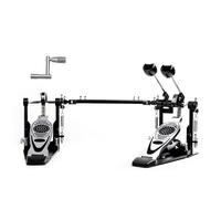 AQJUNONG Double Bass Drum Pedal, Double Chain Drive, Double Kick Drum Pedal with Adjustable Beater and Drum Key (AQ-DBDP-VZ)