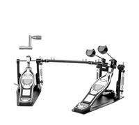 AQJUNONG Double Bass Drum Pedal, Double Chain Drive, Double Kick Drum Pedal with Adjustable Beater and Drum Key (AQ-DBDP-JKC)
