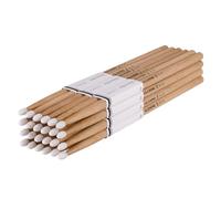 AQJUNONG Drum Sticks, 2B Drumsticks with Nylon Tip, Oak Wood Drumsticks for Acoustic Drum and Electronic set (12 PAIR)