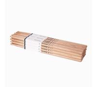 AQJUNONG Drum Sticks，5A Drumsticks, 12 Pairs Classic Oak Wood Tip Drum Sticks for Acoustic Drum and Electronic Set, Professional Musical Instrument Percussion Accessories
