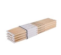 AQJUNONG Drum Sticks, 5B Drumsticks Nylon Tip Set for Acoustic Drums or Electronic Drums, Maple Drum Sticks 5B for Drummers and Beginners (12 Pair)