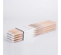 AQJUNONG Drum Sticks, Maple Wood Drum Sticks 7A with Nylon Tip (12 Pairs)