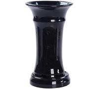 AQKKMN Indoor Plant Pots Vase 9.40 Inch Ceramic Flower Pot Home Dining Room Office Table Decoration Retro Black/White Planters For Outdoor Plants(A)