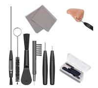 aqlbhz 8 Pieces Professional Hearing Aid Cleaning Kits Hearing Aid Accessories to be Cleaner Hearing Aids Clean Hearing aid Cleaning Tools Hearing Aid Brushes Wire for Cleaning Ear Vacuum Cleaner