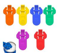 AQLBHZ can 6 PCS Ring Pull Opener Aid for Fizzy Drinks & Colored Soda Beer Can Opening Tool Ring Pull Protector