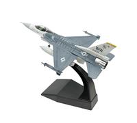 AQMUZE 1:100 Diecast Model Toy Super Flanker Jet Fighter Aircraft for Aircraft F-14 / F-15 / F/A-18F Miniatures Set(US F16C)
