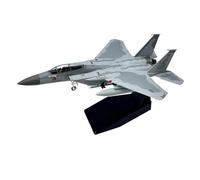 AQMUZE 1/100 F15 F-15 for Strike Eagle Fighter Aircraft Assembled Metal Military Diecast Plane Model Miniatures Set(F-15II)
