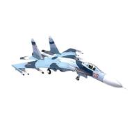 AQMUZE 1:100 For Russian Fighter Su-27 Simulation Alloy Military Aircraft Model Finished Product Collection Miniatures Set