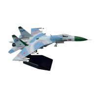 AQMUZE 1/100 Scale for Soviet Su27 Sukhoi Su-27 Flanker Fighter Jet Airplane Metal Military Plane Model Miniatures Set