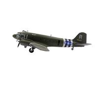 AQMUZE 1:100 World FOR War II Douglas C47 Skytrain Transport Aircraft Diecast Metal Airplane Plane Single Plane Model Miniatures Set(C47 CU)