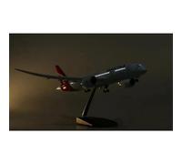 AQMUZE 1/130 Scale Aircraft For Boeing B787 Dreamliner Qantas Aviation Model Light Aircraft Static Model Series Display Miniatures Set(With Light)