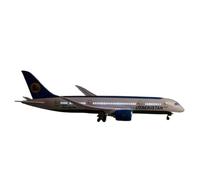 AQMUZE 1:130 Scale Model For Uzbekistan Airlines Aircraft Toy B787 Dreamliner With Lights And Wheels Die-cast Resin Model Miniatures Set(With light)