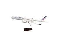 AQMUZE 1:135 Scale For Air France A350 Aircraft Model Die-cast Resin Model Aircraft Static Model Collection Display Miniatures Set(With light)