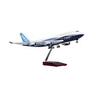 AQMUZE 1 150 Scale Die-cast Model Civil Airliner Prototype For Boeing B747 Resin Model Aircraft With Lighting Miniatures Set(No light)