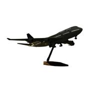 AQMUZE 1 150 Scale Model Die Cast Resin Aircraft For Boeing B747 Garuda Indonesia Airlines With Lights And Wheels Miniatures Set(W light)