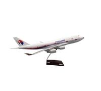 AQMUZE 1/157 Scale For B747 Malaysia Model Plane 747 Aircraft Model Airplanes Miniature Plane W Light And Wheel For Collection(No loght)