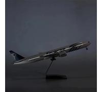 AQMUZE 1:157 Scale Resin Model For EgyptAir Boeing B777 Die-cast Aircraft With Lights And Wheels For Static Series Display Miniatures Set(With light)