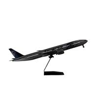 AQMUZE 1 160 Scale Resin Die-cast For El Al Boeing 777 Aircraft Model Static Display Model 47 Cm Miniatures Set(With light)