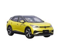 AQMUZE 1 18 For Volkswagen ID.4X Yellow SUV Alloy Die Casting Model Decoration Collection Display Gift