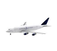 AQMUZE 1 200 For B747-400LCF Transport Aircraft Alloy Simulation Finished Airplane Model Decoration Miniatures Set