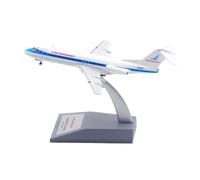 AQMUZE 1 200 For Piedmont Airlines FOKKER F-28-4000 Diecast Model Passenger Aircraft Simulated Static Ornaments Miniatures Set