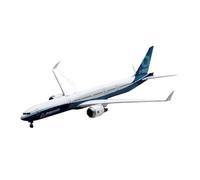 AQMUZE 1 400 For Boeing B777-9X Folded Version Airplane Model Alloy Finished Products Static Simulation Ornaments Miniatures Set