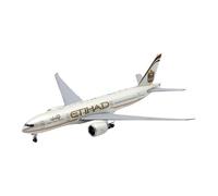 AQMUZE 1 400 For Etihad Airways Boeing B777-200LR Alloy Aircraft Model Ornaments Finished Airshow Souvenirs Gifts Miniatures Set