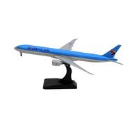 AQMUZE 1 400 For Korean Air Skyteam Boeing B777-300ER Aircraft Model Office Desk Cabinet Decorations Handicrafts Miniatures Set